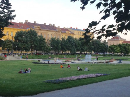 Unhurried pace of life in Zagreb (Photo Philadelphia Traveling Mom Sarah Ricks)