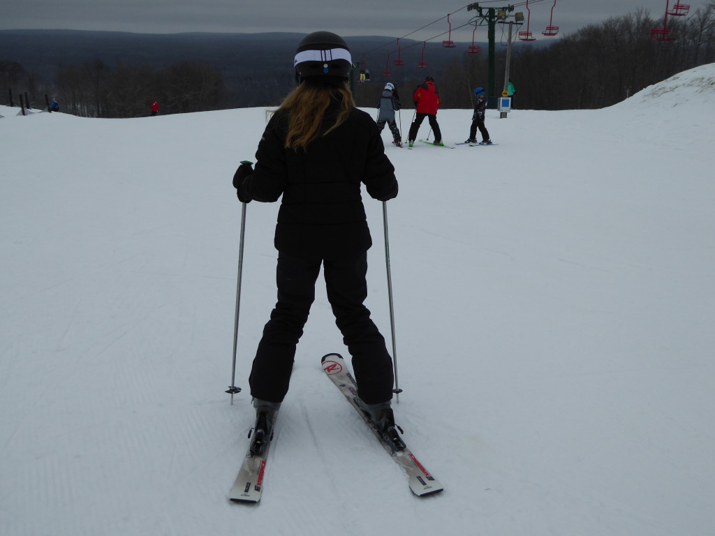 Photo by Jamie Bartosch/Suburban SheBuysTravel Indianhead Mountain Resort in Michigan has a great ski school for kids.