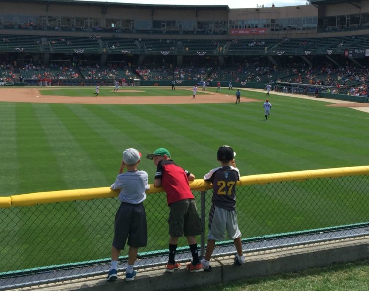 A day of baseball? Yes, please! It's one of my favorite things to do with kids in Indianapolis.