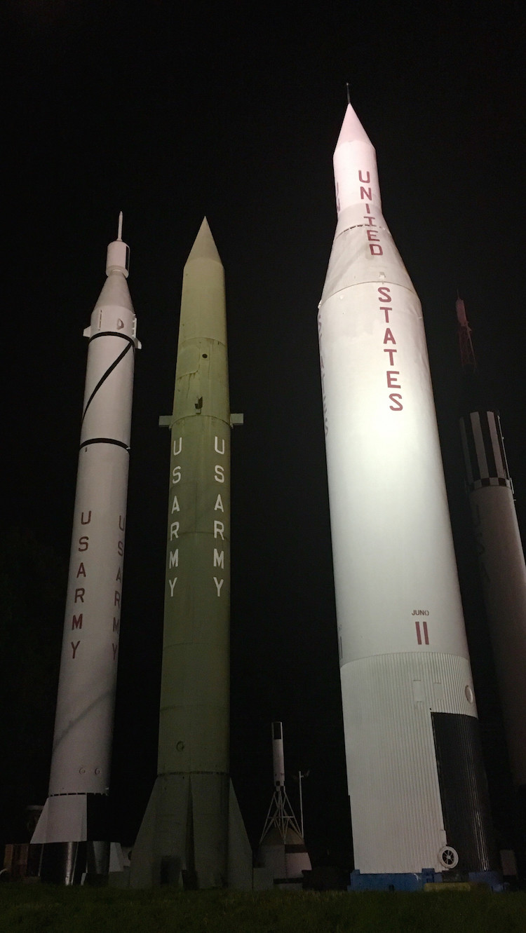 Walk through Rocket Park as one of the things to do in Huntsville. 