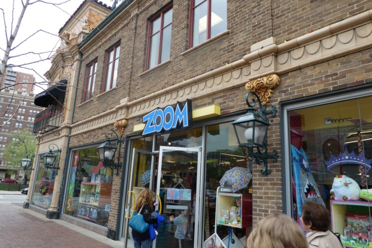Visit Zoom toy store, fun for all ages and a reason Kansas City is a good multi generation vacation destination.