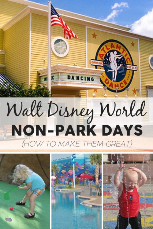 From shopping at Disney Springs to sporting events at Wide World of Sports, swimming in incredible, themed pools to playing a round of golf... there is so much to do on non-park days during your Disney vacation. Find out how to maximize the days you're away from the four parks, or days you don't have admission. There's something for everyone!