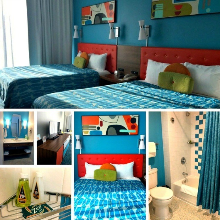 The colors and retro theme at Universal's Cabana Bay will surely delight the entire family.