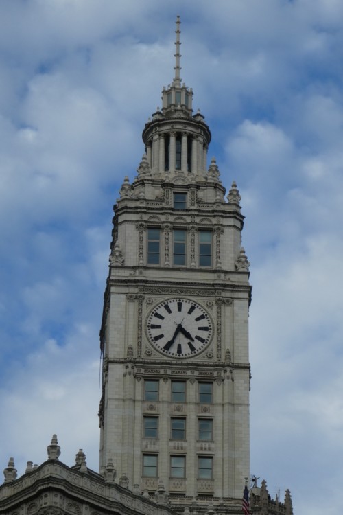 The Wrigley building is among the sites during the Chicago Architecture Foundation river cruise.