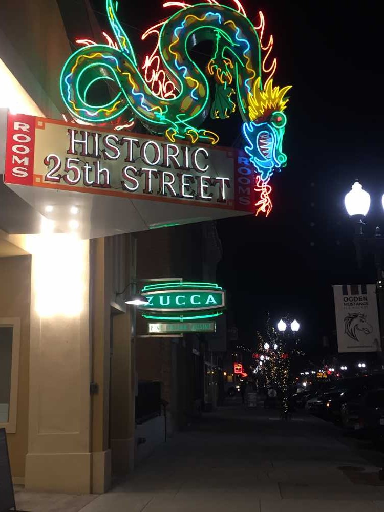 Outdoor activities in Ogden include shopping, dining and strolling along Historic 25th Street.