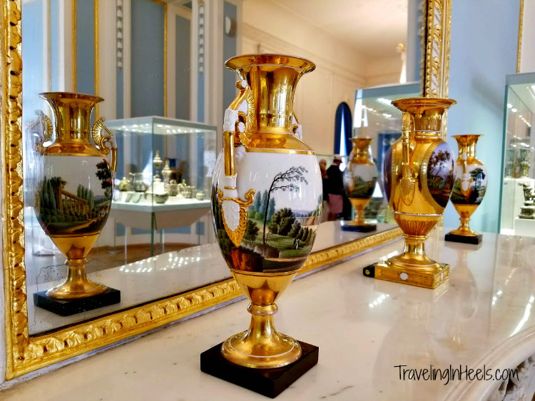 Check bucket list destinations off your list such as Regent Seven Seas shore excursions to Faberge Museum St. Petersburg. Russia. 