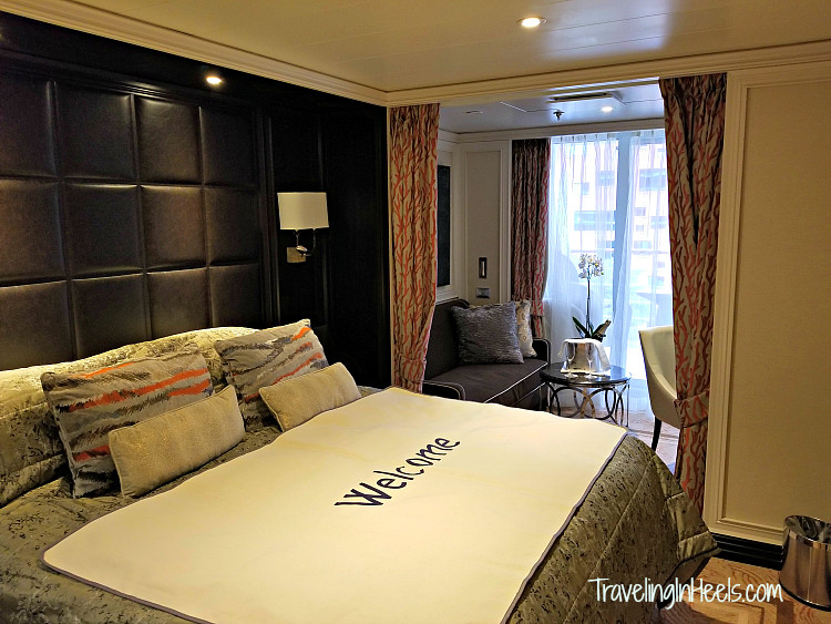 Luxury cruising includes spacious cabins onboard Regent Seven Seas Explorer.