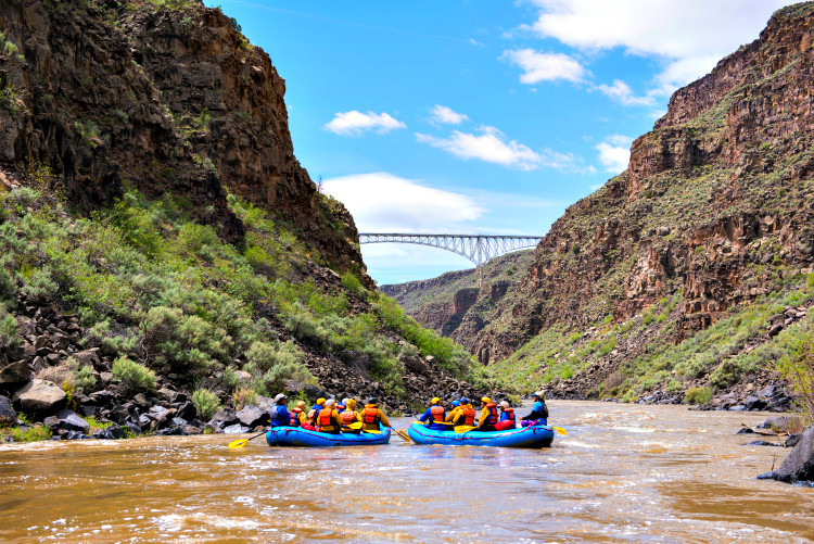 From family floats to thrilling white-water rafting, you'll find your next family-friendly adventure in Taos, NM. Photo credit: Visit Taos