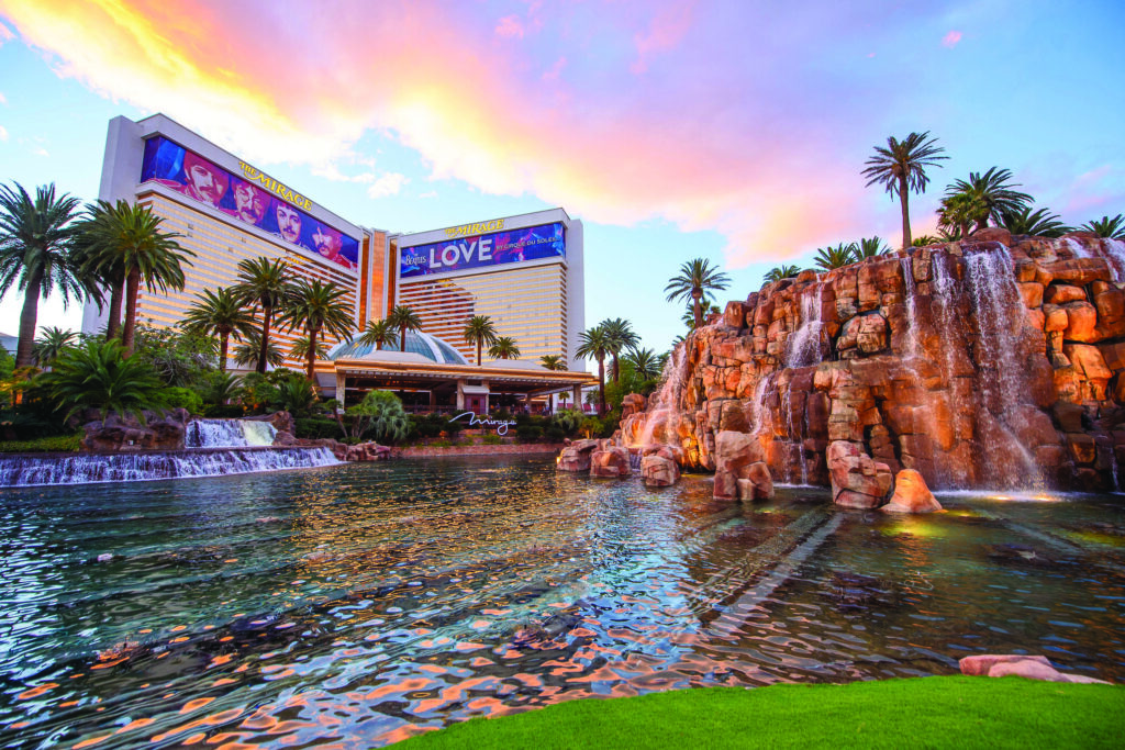 Mirage Las Vegas ranks the best family friendly Las Vegas hotels