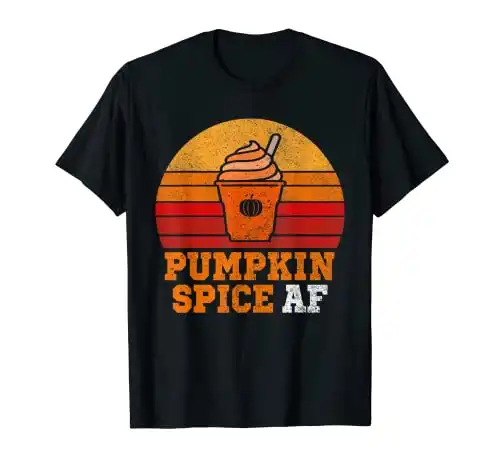 Pumpkin Spice Af Funny Men's T-Shirt