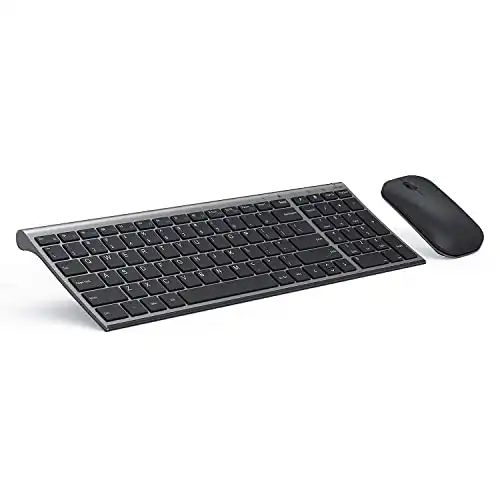 seenda Slim Thin Low Profile Keyboard and Mouse Combo