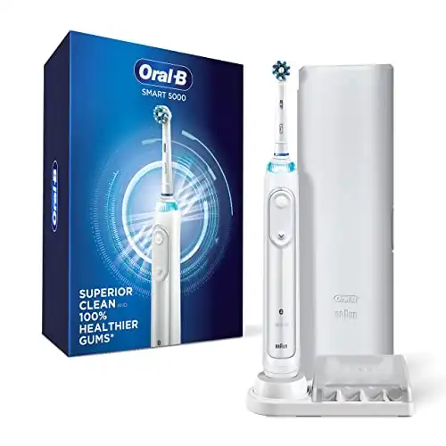 Oral-B Pro 5000 Smartseries Power Rechargeable Electric Toothbrush with Bluetooth Connectivity