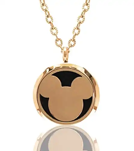 Mickey Mouse Aromatherapy Essential Oils Necklace Pendant