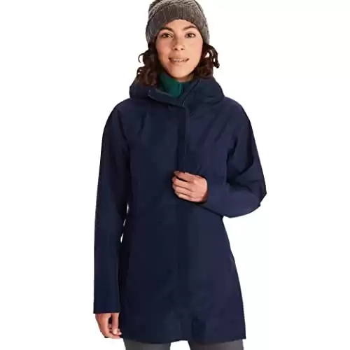 MARMOT Women’s Essential Rain Jacket | Gore-tex, Lightweight, Waterproof, Windproof, Arctic Navy