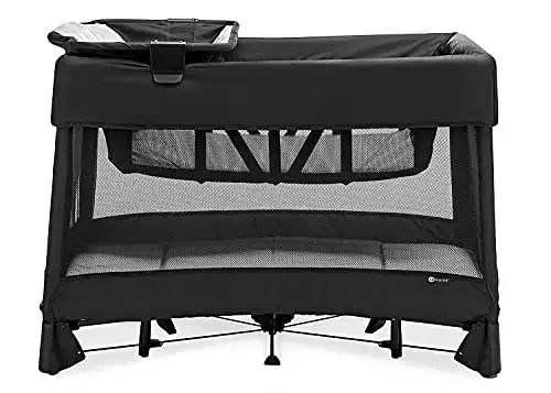 4moms Breeze Plus Portable Playard with Removable Bassinet and Baby Changing Station