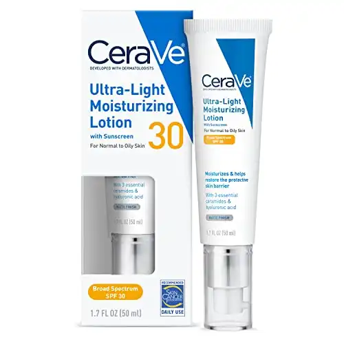 CeraVe 保湿乳液 SPF 30 | 无油 | 1.7 盎司