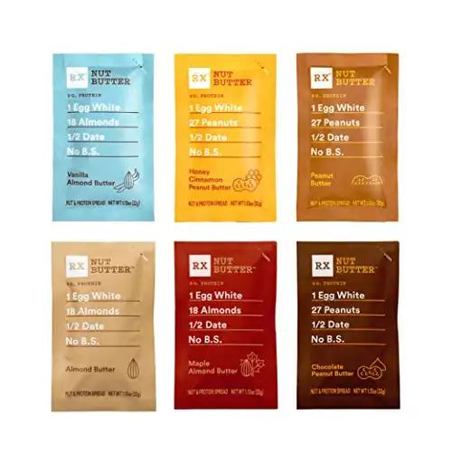 RX Nut Butter, 6 Flavor Variety Pack