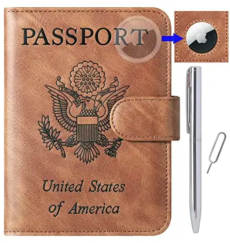 Airtag Passport Holder Cover