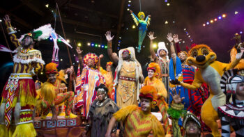 cast of festival of the lion king at Disney's Animal Kingdom